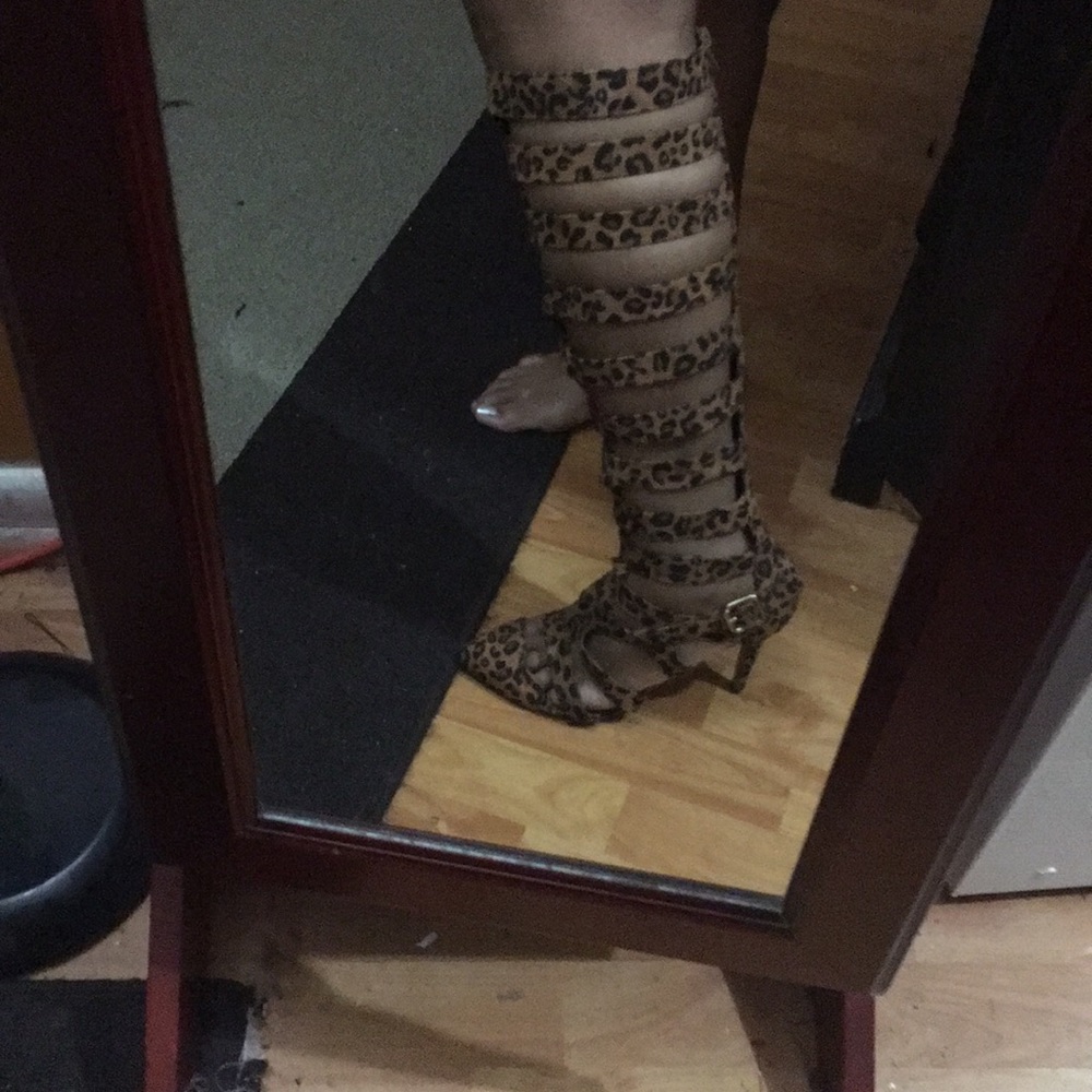 Scene. Gladiator style shoe boot